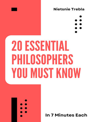 cover image of 20 Essential Philosophers You Must Know in 7 Minutes Each